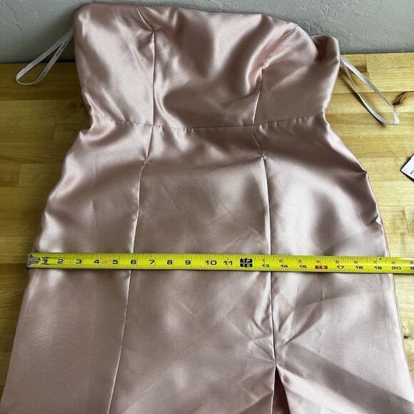 Alfred Sung D824 Toasted Sugar Open Back‎ Bow Trumpet Gown Size 10 $240 NEW - Picture 7 of 8